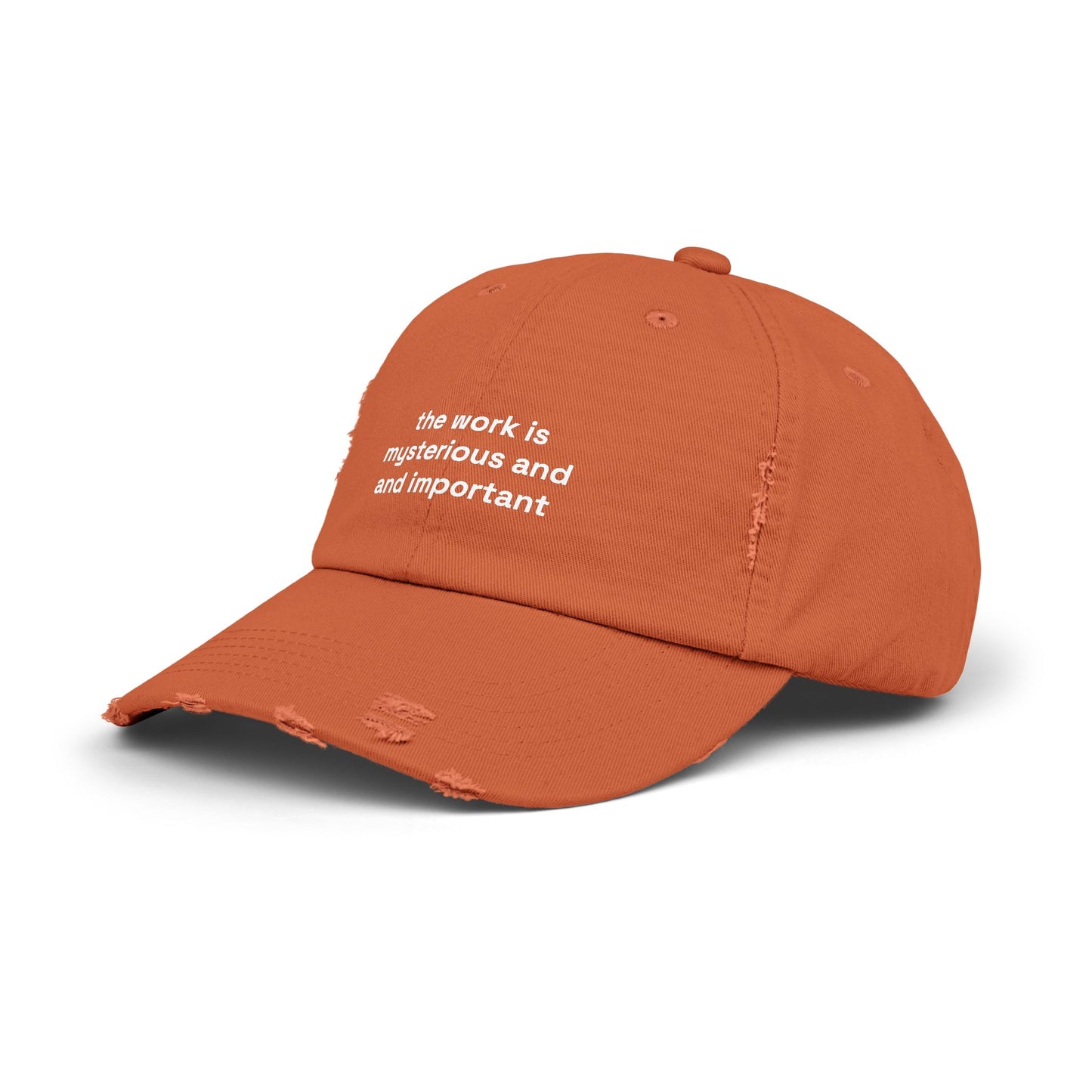 The work is mysterious and important