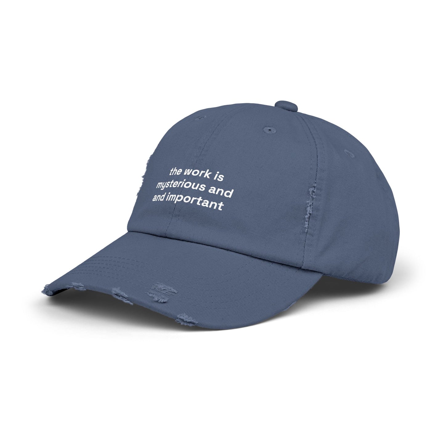 The work is mysterious and important